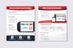 design professional product sales sheets, catalogs and flyers