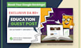 do education guest post on authority university sites da 80