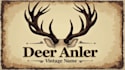 design awesome deer antler logo