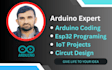 do arduino and esp32 programming