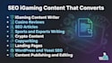 write SEO igaming content