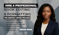 do ebook, paperback formatting, KDP book editing for amazon KDP book publishing
