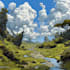 digitally paint fantasy landscape