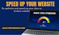 fix optimize and speed up your slow or broken website