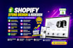 build shopify website, shopify store design redesign for your ecommerce business