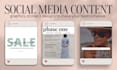 design social media posts and paid ad creatives