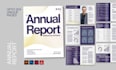 design a professional company profile or annual report