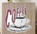 make amazing cartoon red fox drinking coffee logo