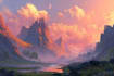 design dreamlike fantasy landscapes