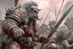 deraing a warhammer 40k character art