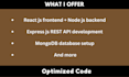 build a mern stack web app using react node js and mongodb
