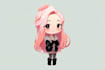 draw cute couple chibi illustration