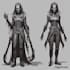 fantasy horror and fantasy horror character art