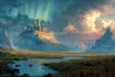 craft mystical fantasy landscapes for concept art