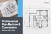 draw, redraw, and convert architectural, mep, hvac plans professionally