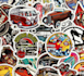 make high resolution classic vintage car sticker logo