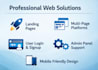 build a modern responsive website with login and dashboard
