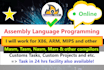 do masm, tasm, nasm, mips, arms, x86 assembly language