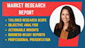 do market research, swot analysis, competitor analysis