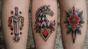make traditional or old school tattoo design