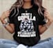do vintage t shirt gorilla logo design
