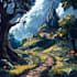 create breathtaking fantasy landscape illustrations