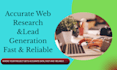 do accurate data enrichment, lead generation and data collection, data appending