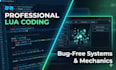be your professional roblox scripter and create fast, clean roblox scripts
