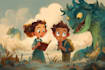 draw children illustrations for books