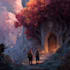 make fantasy or dnd party illustration