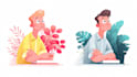 draw flat vector character design