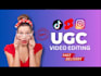do viral ugc video editing