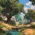 create high quality game environment background scenes
