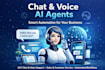 create the voice and chat bots
