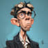 draw a funny caricature with my style