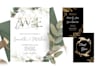 design elegant wedding invitation cards and digital invites