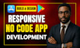 build no code app on adalo, flutterflow, glide app and bubble mvp, saas website