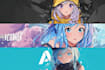 design awesome vtuber and streamer banner