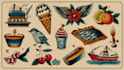 create awesome old school tattoo style design