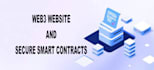 develop a web3 website and secure smart contracts