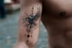 custom an abstract black tattoo design