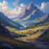digitally paint fantasy landscape