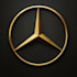 black and golden logo design