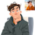 do cute disney cartoon portrait