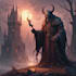 draw a horror and fantasy horror character art