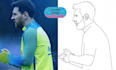minimalist line art style 1 person