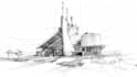 drawn architecture drawing sketch concept illustrations