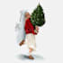 create winter illustration for social media or cards