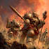 paint warhammer themed illustration