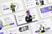 design a startup fundraising pitch deck or powerpoint template